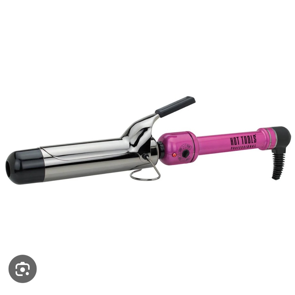 Hot Tools Professional Pink Silver 1.5" Titanium curly hair Curling Iron‎ Wand